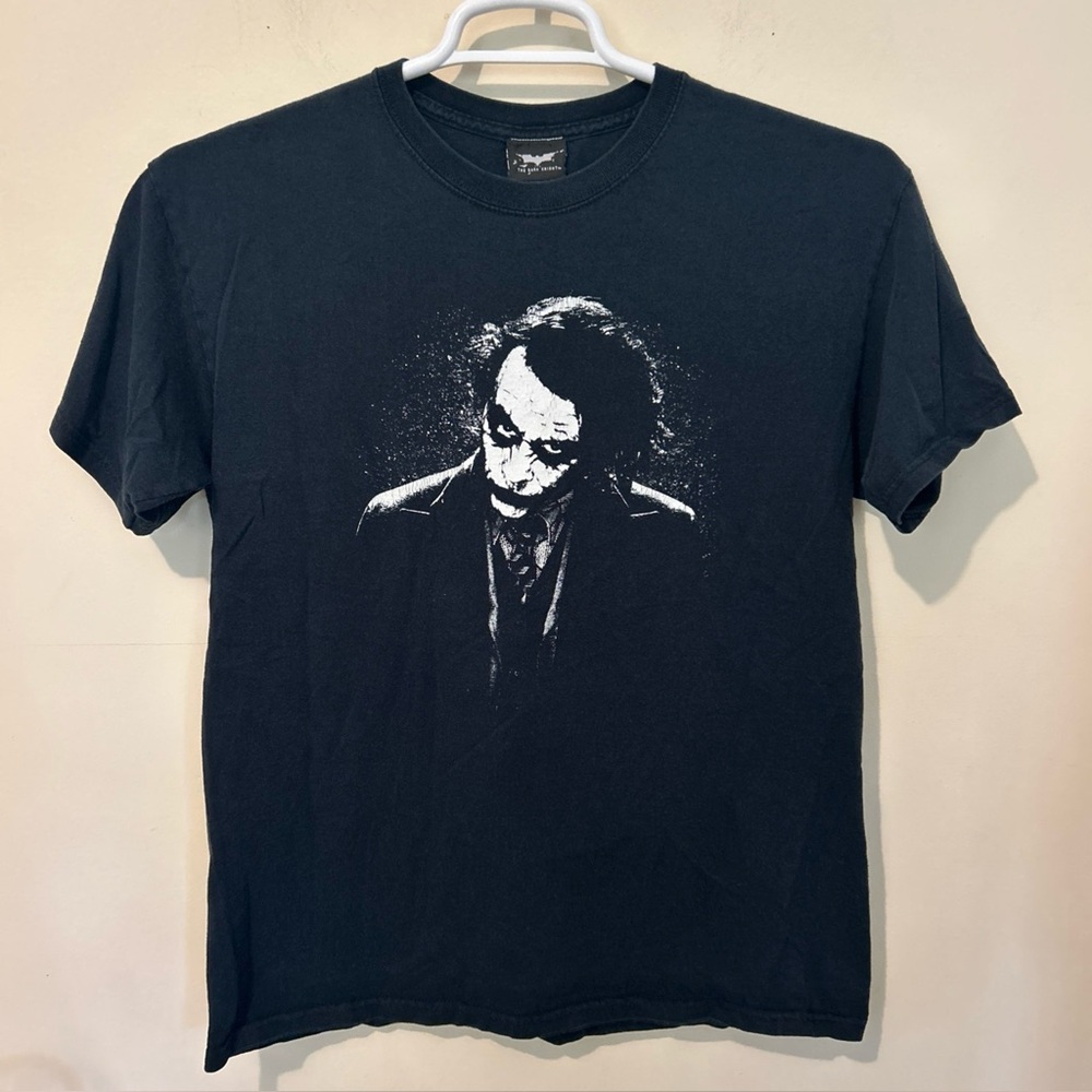 The Dark Knight Joker T Shirt Men’s Medium Retro Y2K Black Short Sleeve DC Comic